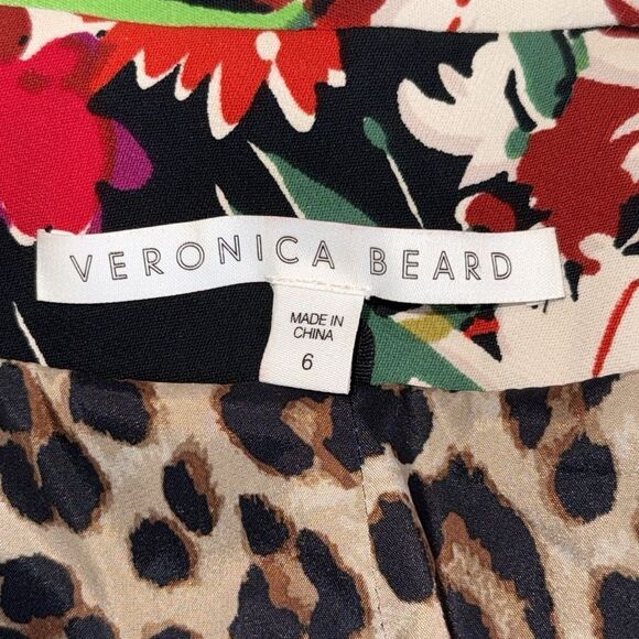 New Veronica Beard Black Floral Miller Dickey Jacket Size 6 - Picture 10 of 15